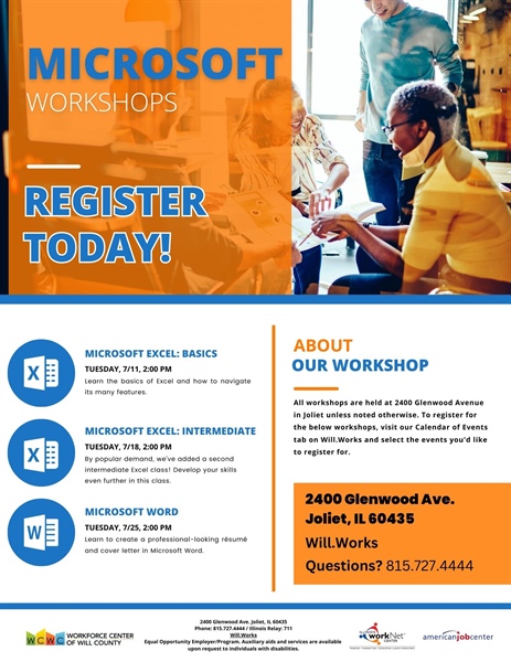 Microsoft Excel: Intermediate Workshop