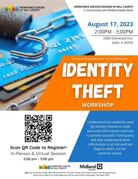 Midland States Bank Presents: Identity Theft! (In-Person & Virtual Option)