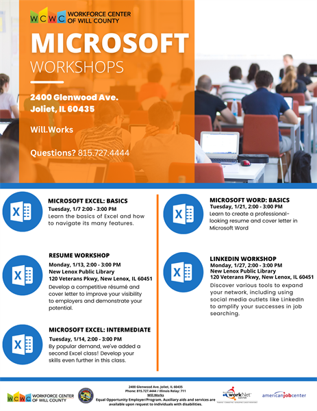 LinkedIn Workshop - New Lenox Public Library 120 Veterans Pkwy, New Lenox, IL 60451